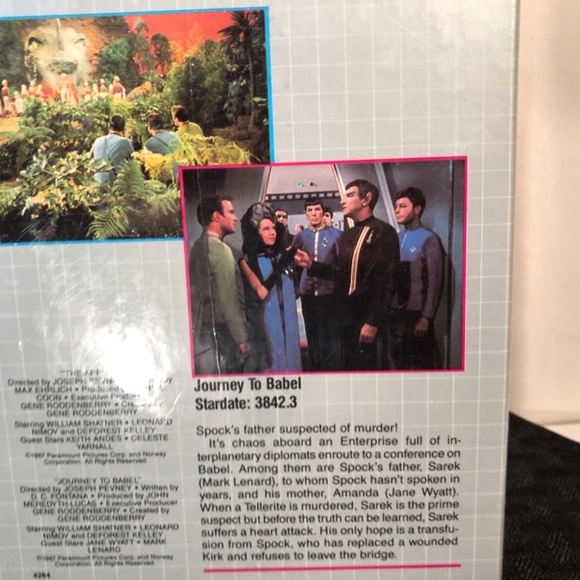 Set of 2 New! Sealed Star Trek VHS Tapes - Picture 4 of 8